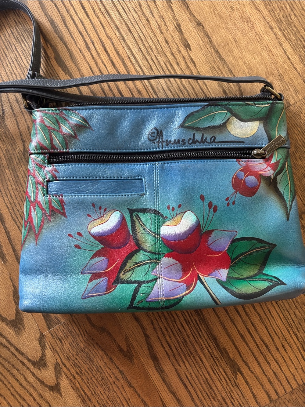 Anuschka Hand-Painted
Crossbody Bag - Picture 12 of 13